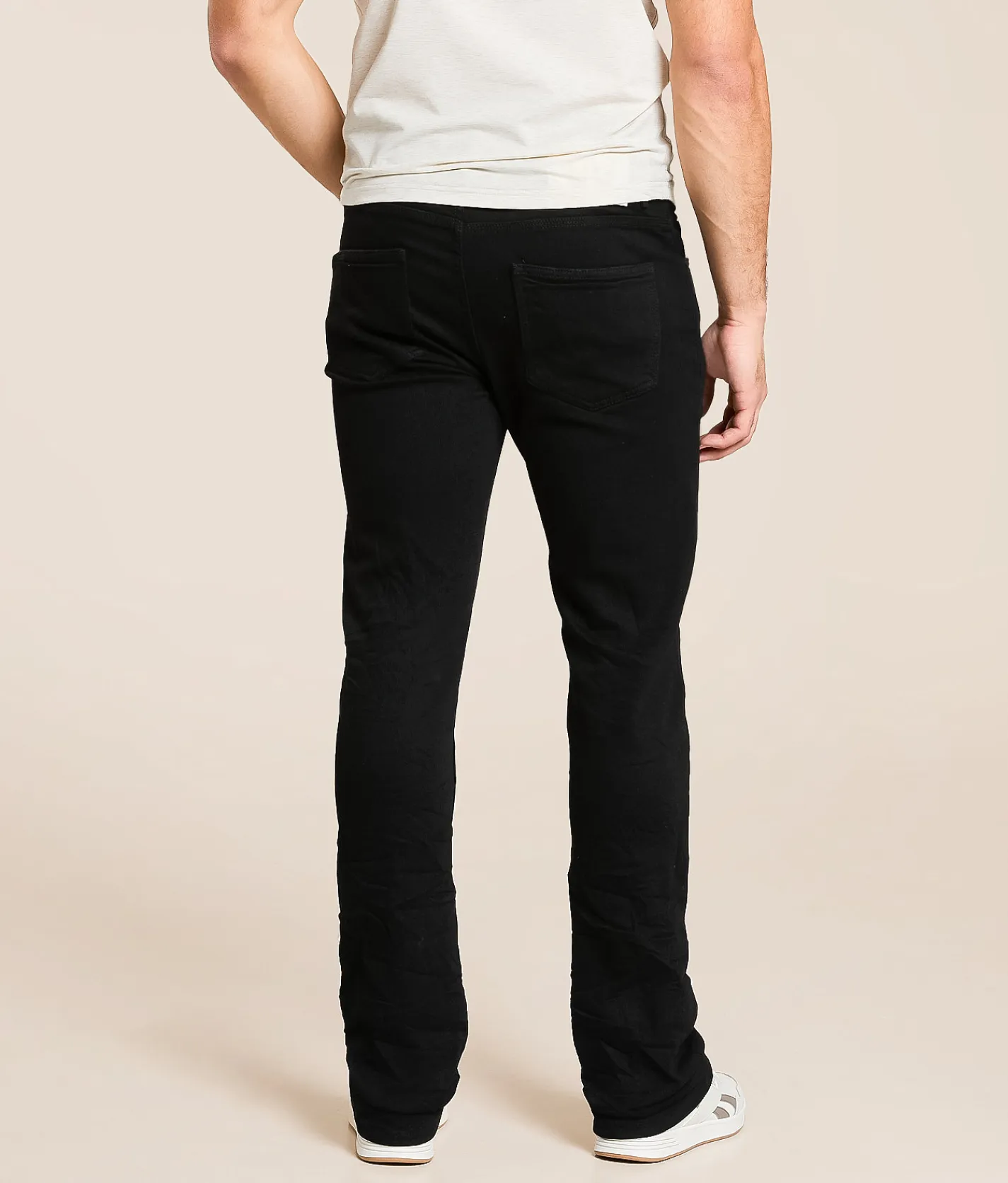 Waimea Stacked Stretch Jean Jet Black New