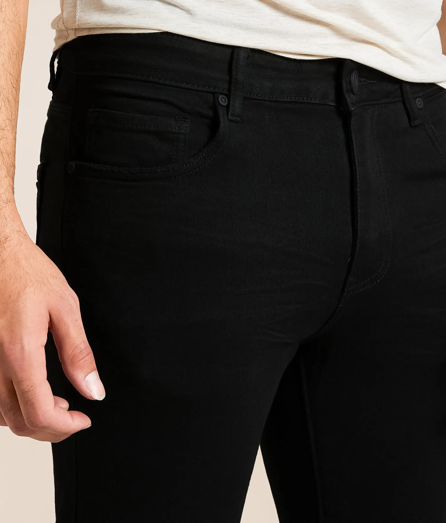 Waimea Stacked Stretch Jean Jet Black New