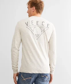 Graphic T-Shirts | Veece Stacked T-Shirt White Tan