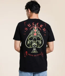 Graphic T-Shirts | Sullen Stack The Deck T-Shirt Jet Black