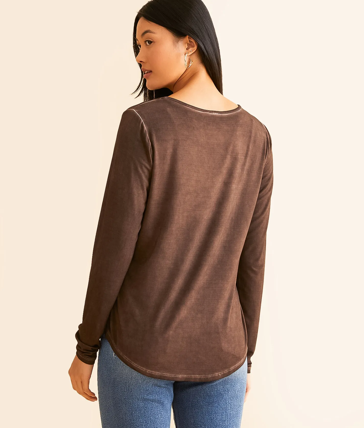 White Crow Stacy Twist Top Dark Chocolate Outlet