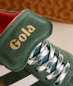 Shoes | Gola® Stadia Suede 86 Sneaker Evergreen Off White Coral