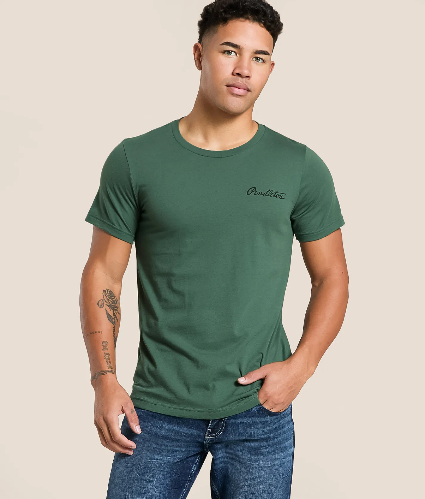 Pendleton Stag Hillside T-Shirt Pine Sale