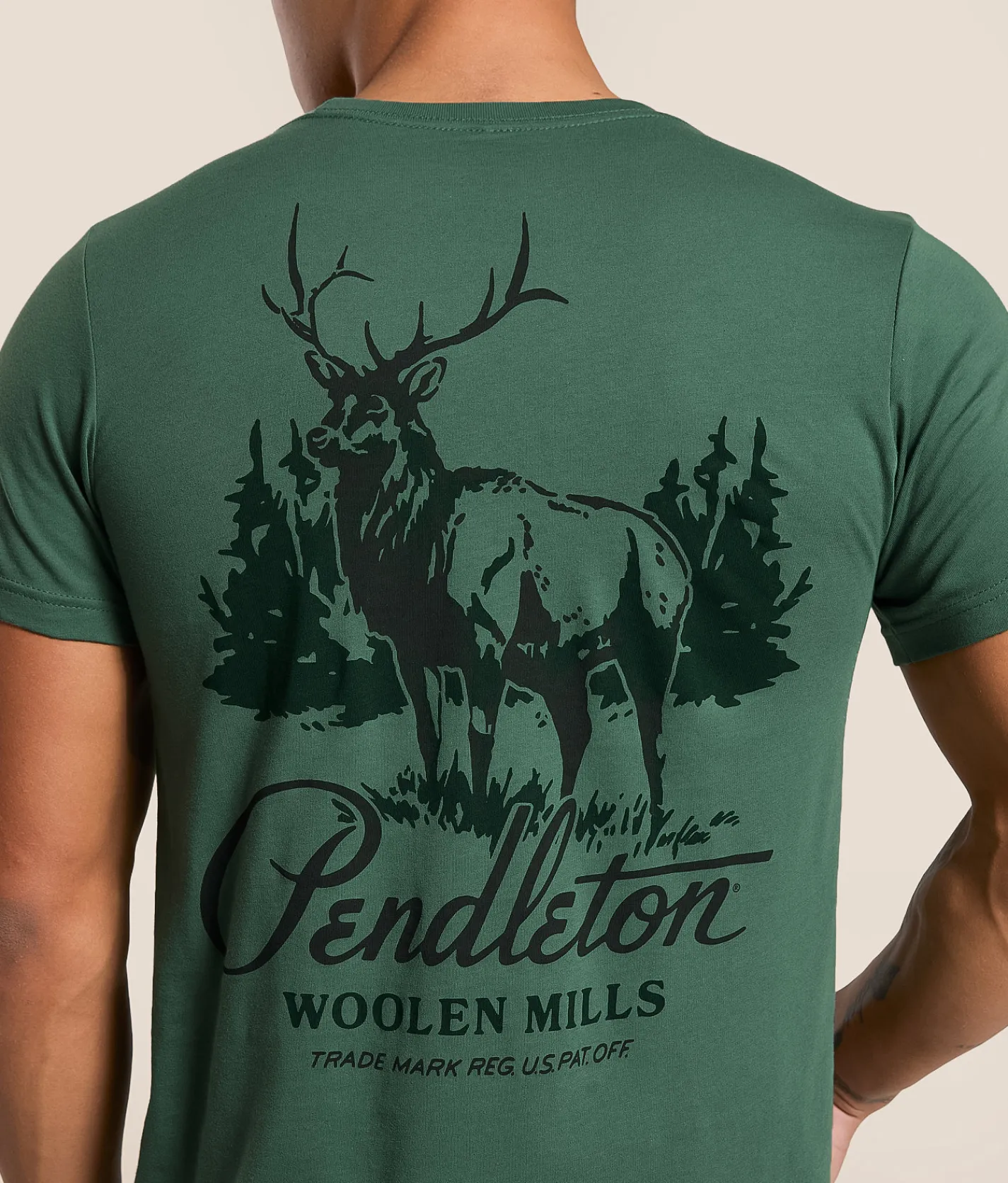 Pendleton Stag Hillside T-Shirt Pine Sale