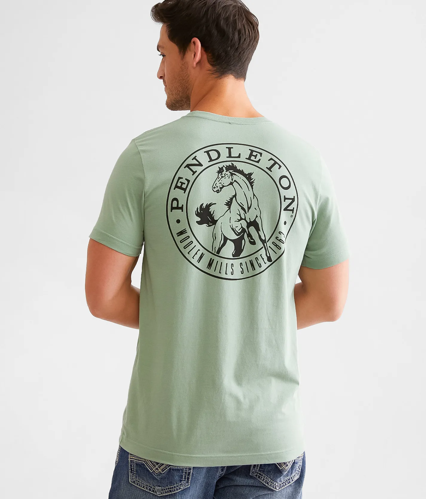 Pendleton Stallion T-Shirt Sage Best