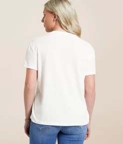 Tops | Hooey Stampede Social Club T-Shirt Off White Brownout Grx