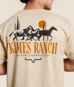 Graphic T-Shirts | Kimes Ranch Stampede T-Shirt Cream