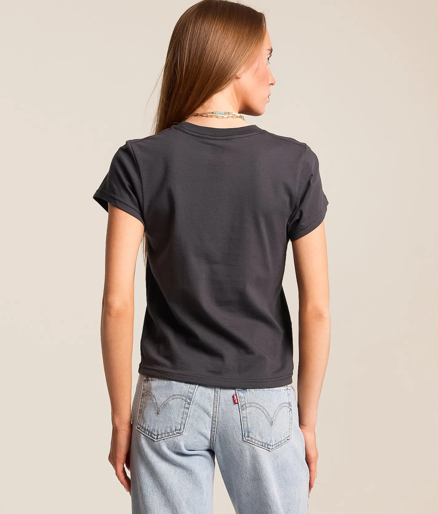 Salty Crew Stamped T-Shirt Charcoal Clearance