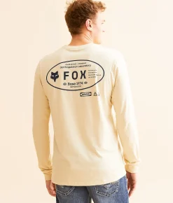 Fox Stamped T-Shirt Cream