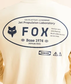 Fox Stamped T-Shirt Cream