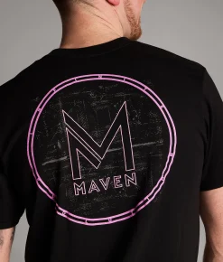 Tops|Graphic T-Shirts | Maven Co-op Stamp T-Shirt Black