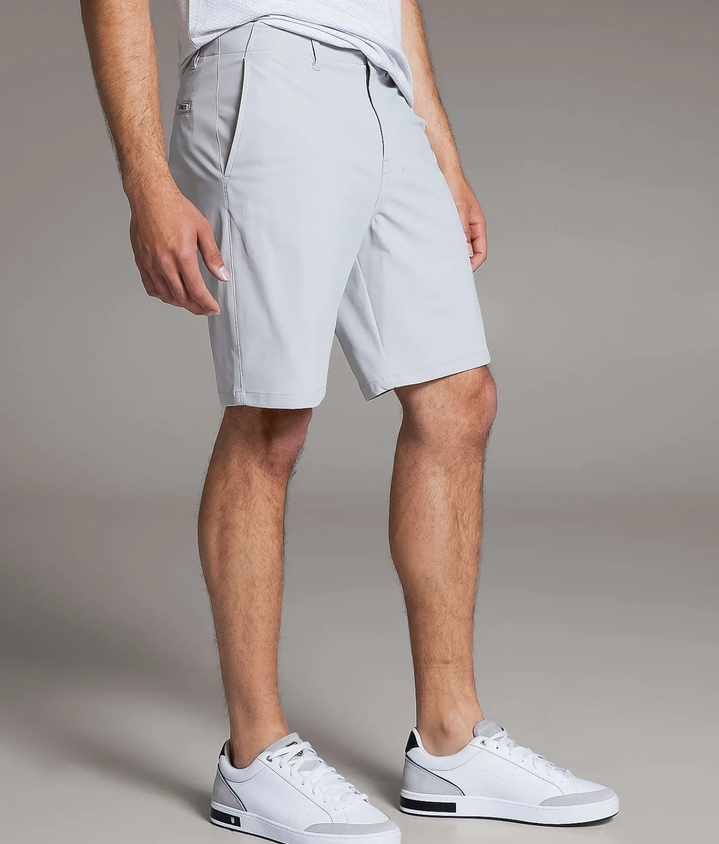 BKE Standard Hybrid Short Grey Discount