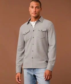 Outpost Makers Standard Knit Shirt Grey Hot