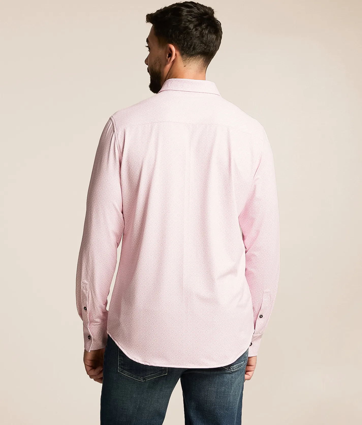J.B. Holt Standard Performance Knit Shirt White Coral Best