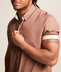Tops | J.B. Holt Standard Performance Shirt Mauve Cream
