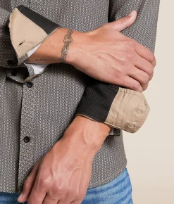Tops | J.B. Holt Standard Performance Stretch Shirt Black Tan