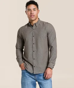 Tops | J.B. Holt Standard Performance Stretch Shirt Black Tan