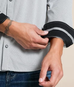 J.B. Holt Standard Performance Stretch Shirt White Black Online