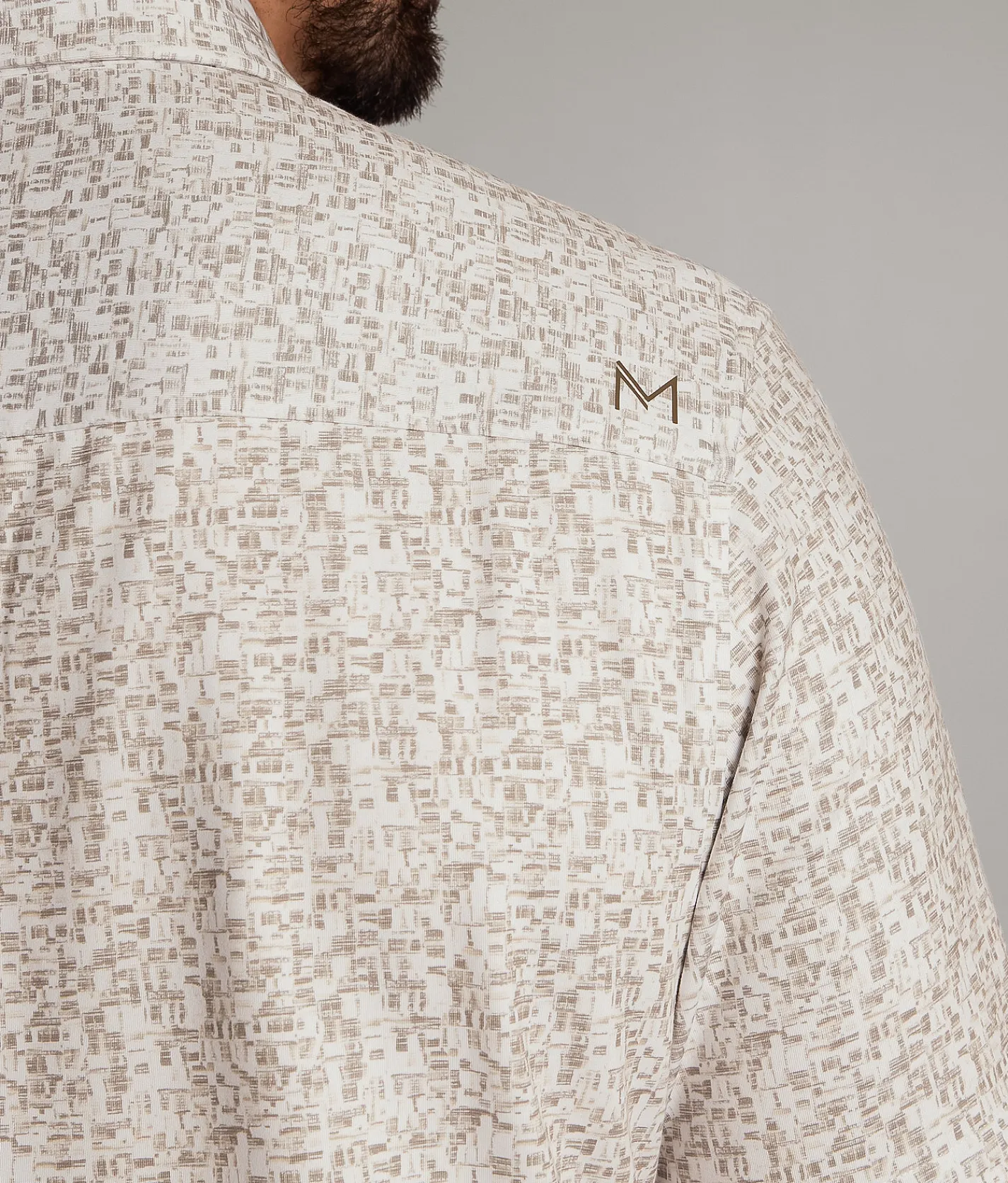 Maven Co-op Standard Performance Stretch Shirt White Tan Sale