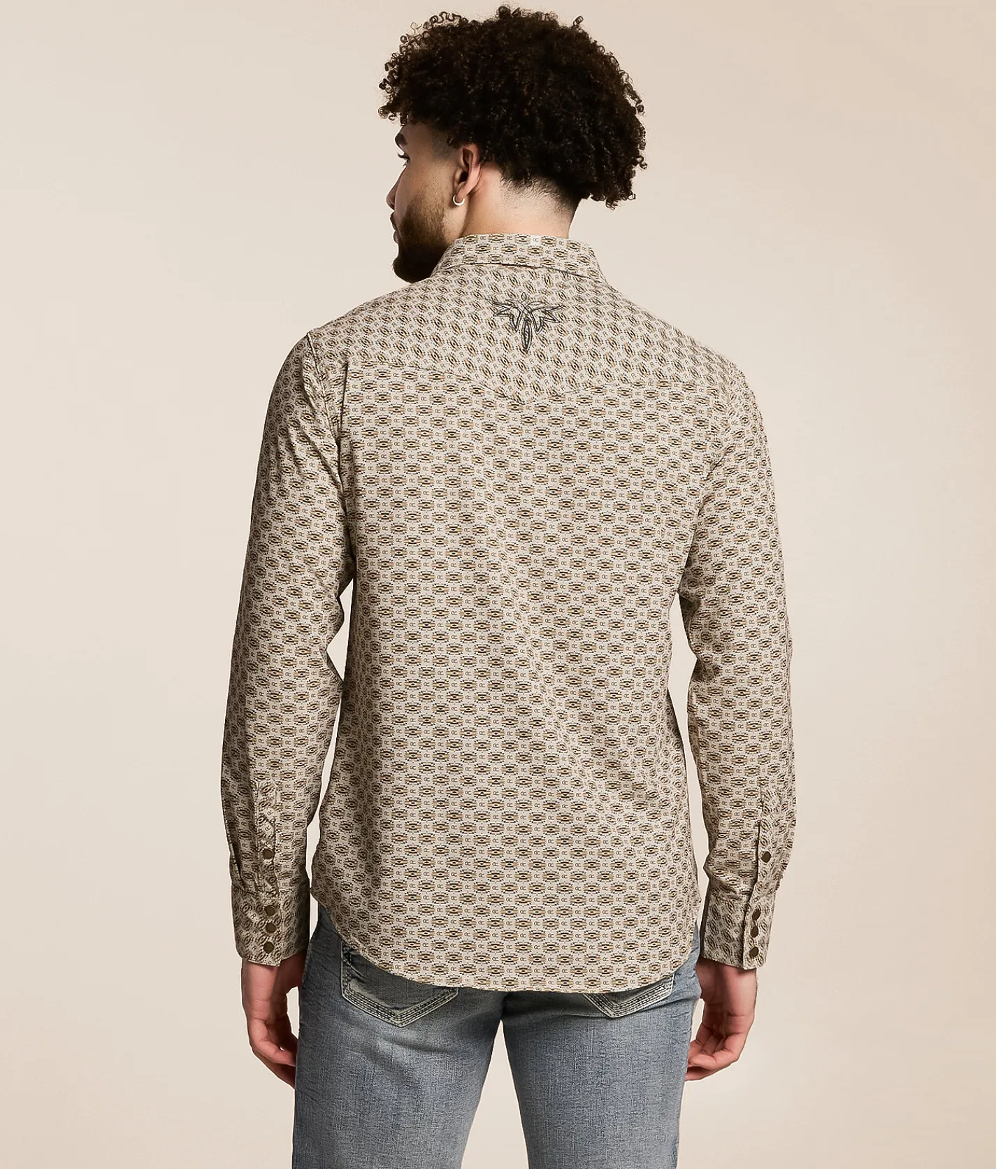 Gentry County Standard Performance Stretch Shirt Taupe Brown Outlet