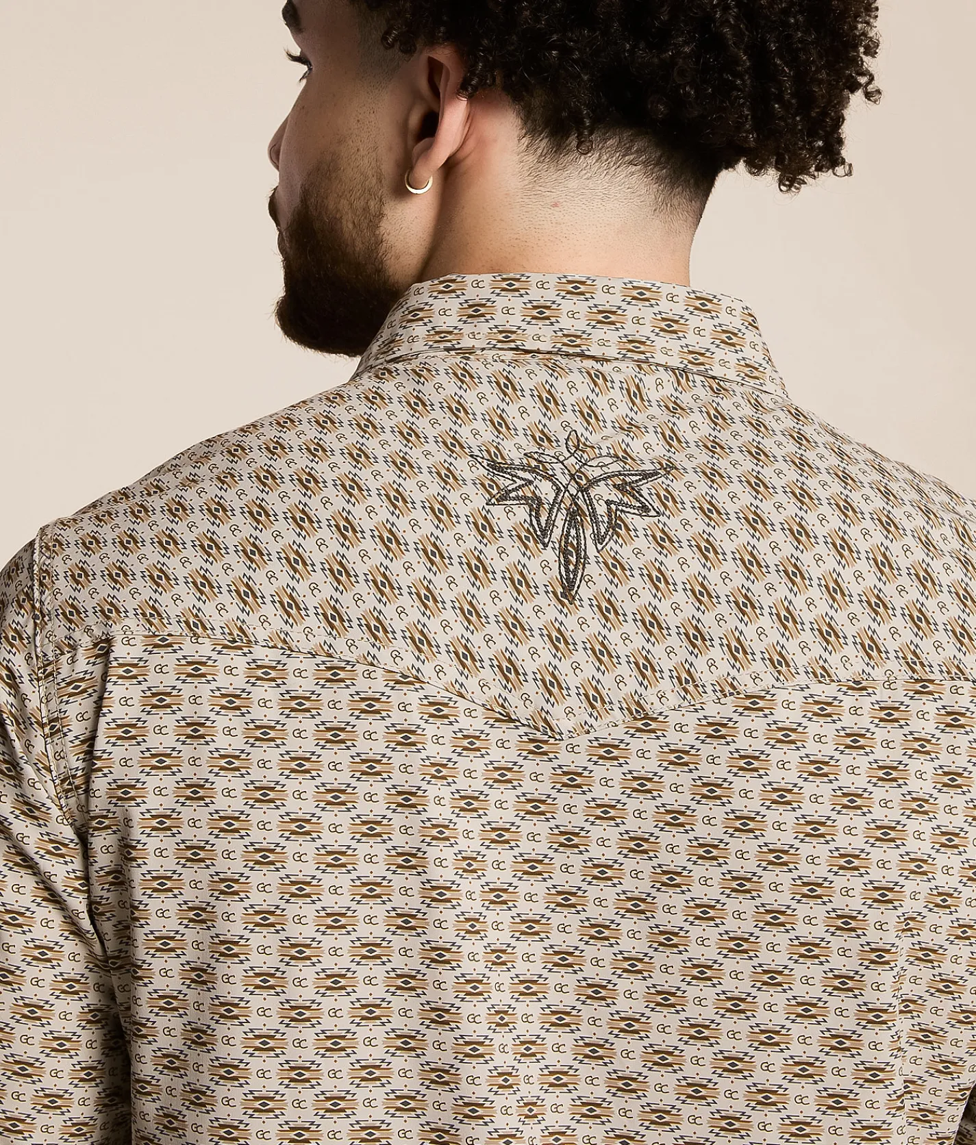 Gentry County Standard Performance Stretch Shirt Taupe Brown Outlet