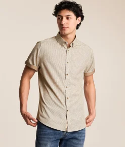 Tops | J.B. Holt Standard Performance Stretch Shirt White Tan