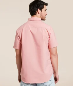 Tops | Departwest Standard Solid Shirt Coral