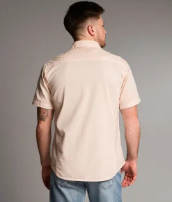 Tops | BKE Standard Stretch Shirt White Orange