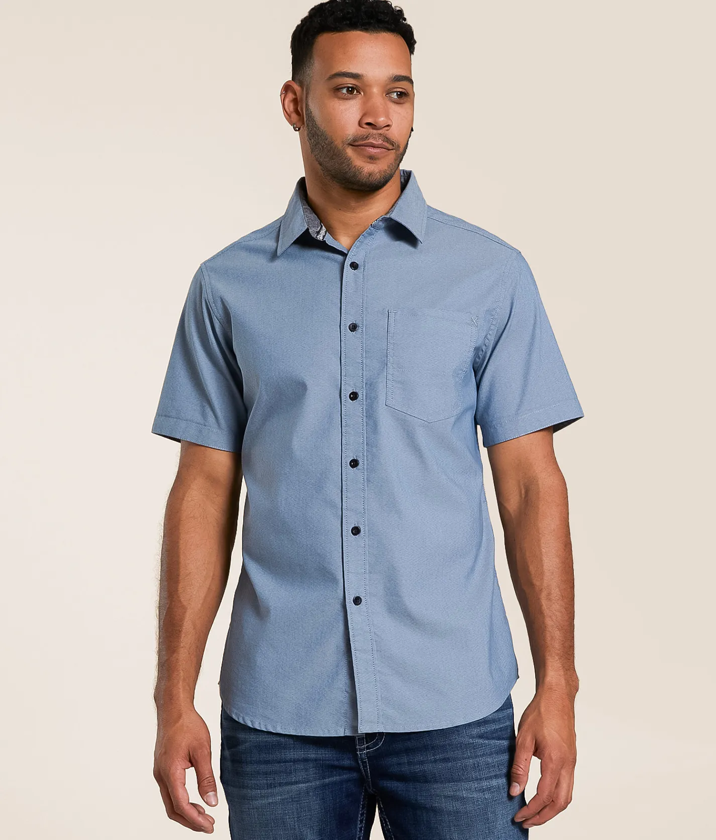 Departwest Standard Stretch Shirt Light Pink Outlet
