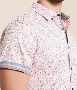 Tops | J.B. Holt Standard Stretch Shirt White Coral