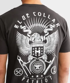 Howitzer Stand Strong T-Shirt Vintage Black Sale