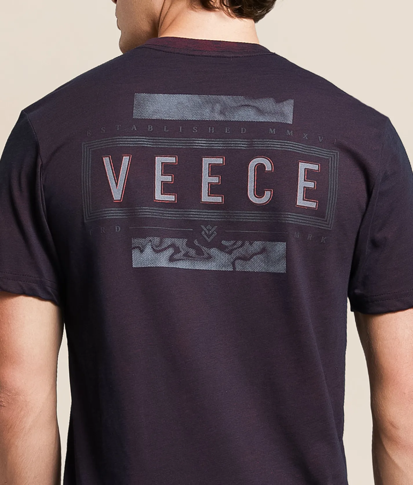Veece Star Bound T-Shirt Dirty Red Proslub