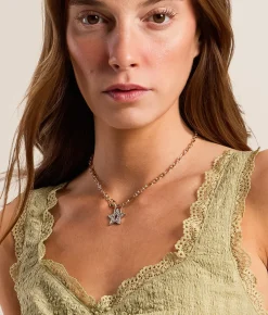 BKE Star Necklace Gold Outlet