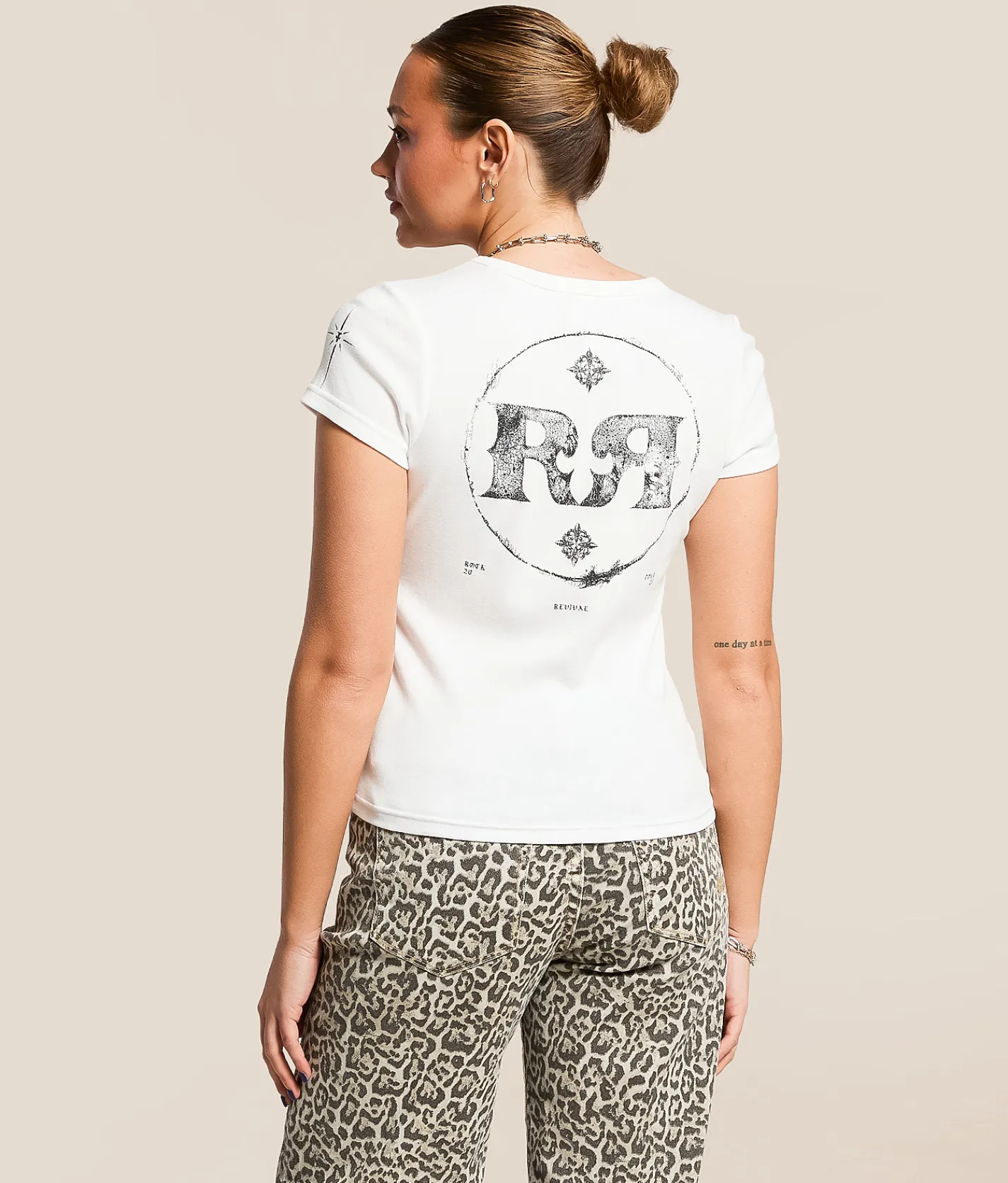 Tops | Rock Revival Star Rock T-Shirt White