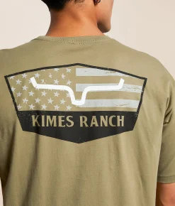 Graphic T-Shirts | Kimes Ranch Stars Stripes T-Shirt Light Olive