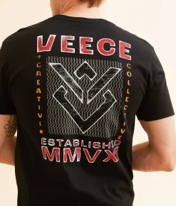Veece Static Block T-Shirt Black New