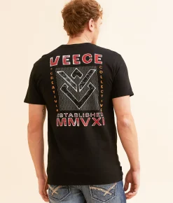 Veece Static Block T-Shirt Black New