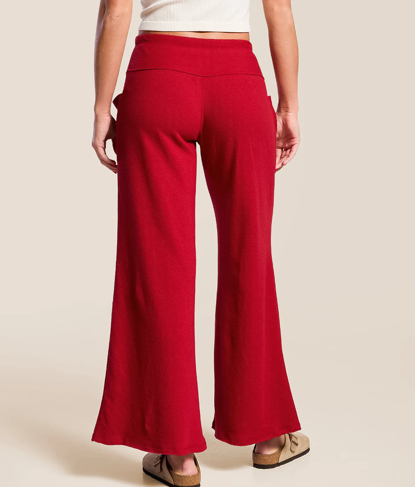 Bottoms|Activewear | Free People Staycation Wide Leg Lounge Pant Blissful Blue