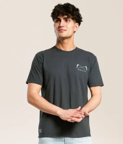 Howitzer Stay Dangerous T-Shirt Grey Pinstripe Clearance
