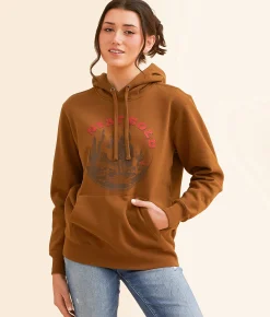 Ariat Stay Gold Hooded Sweatshirt Chestnut Horse Best