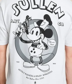 Sullen Steamboat Sullie T-Shirt White Hot