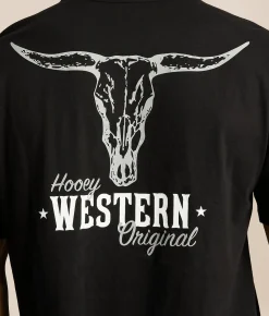 Hooey Steerhead Original T-Shirt Black Sale