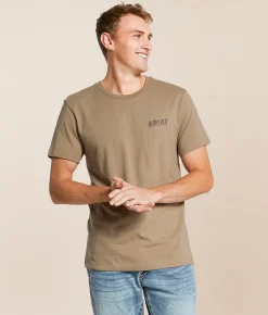 Ariat Steer Lockup T-Shirt Fallen Rock Discount