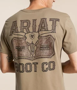 Ariat Steer Lockup T-Shirt Fallen Rock Discount