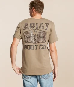 Tops | Ariat Steer Lockup T-Shirt Fallen Rock