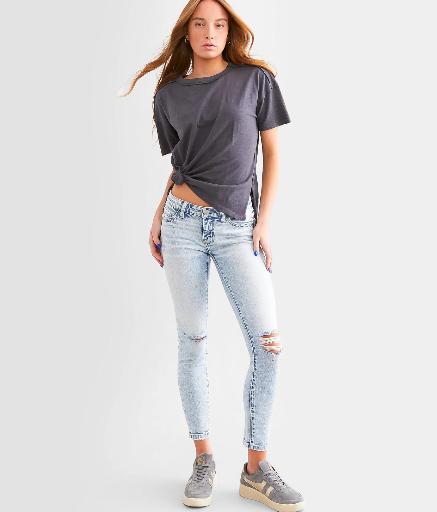 BKE Stella Ankle Skinny Stretch Jean Sanchez 2 Best