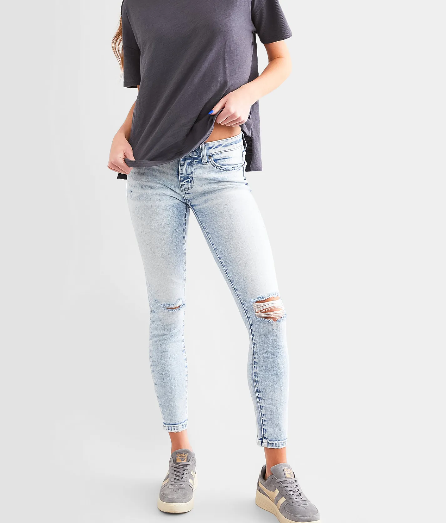 BKE Stella Ankle Skinny Stretch Jean Sanchez 2 Best