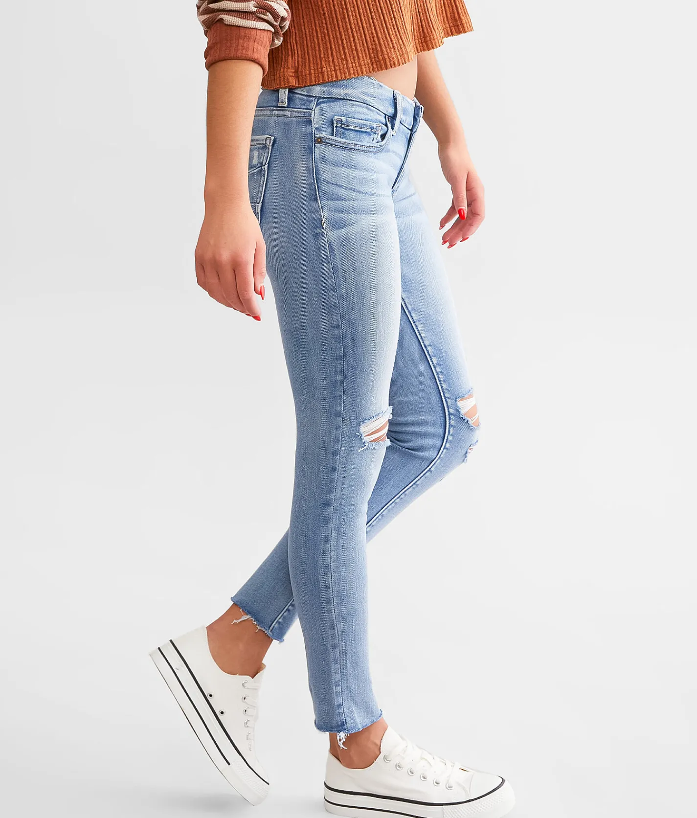 BKE Stella Ankle Skinny Stretch Jean Amos Outlet