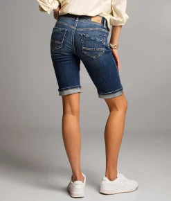 BKE Stella Bermuda Stretch Short Mintle 8 Clearance