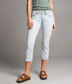 Jeans|Bottoms | BKE Stella Cuffed Stretch Capri Jean Kerker 5
